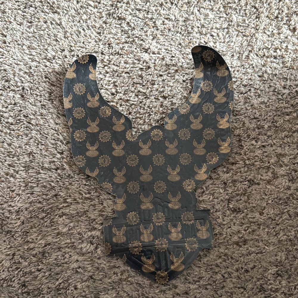 Harley Davidson Bar & Shield Eagle Black Silver Back Vest Patch 13 x 10