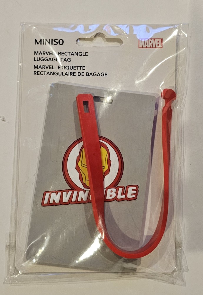 Miniso Marvel Iron Man Luggage Tag