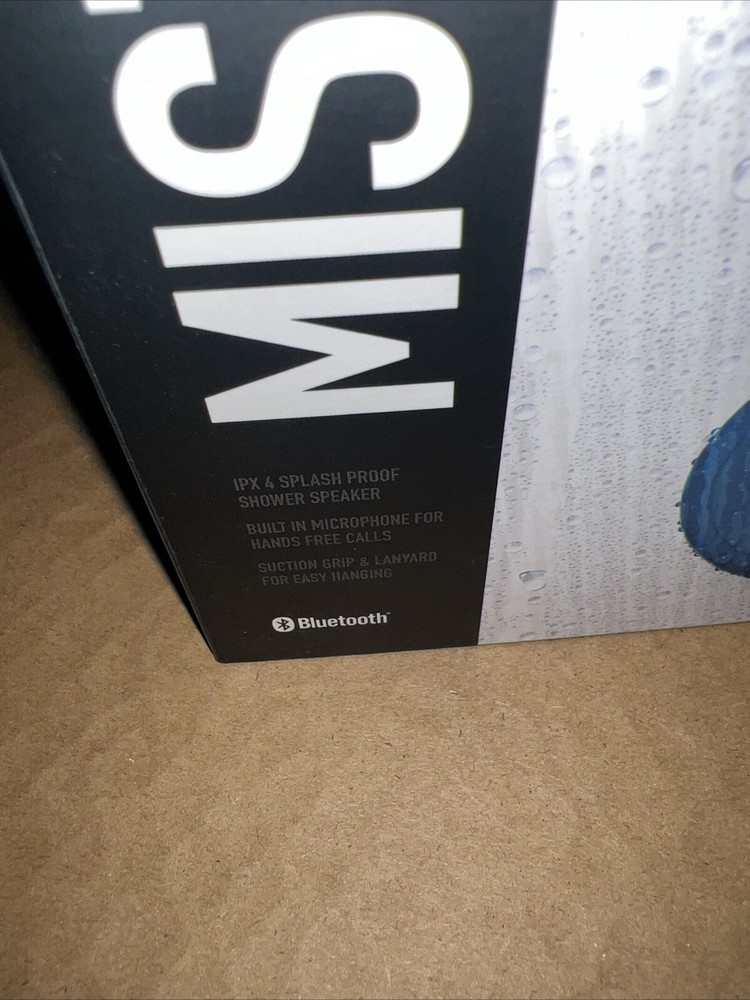 Shower Speaker Mist IPX4 IJoy Splash Proof Bluetooth Blue