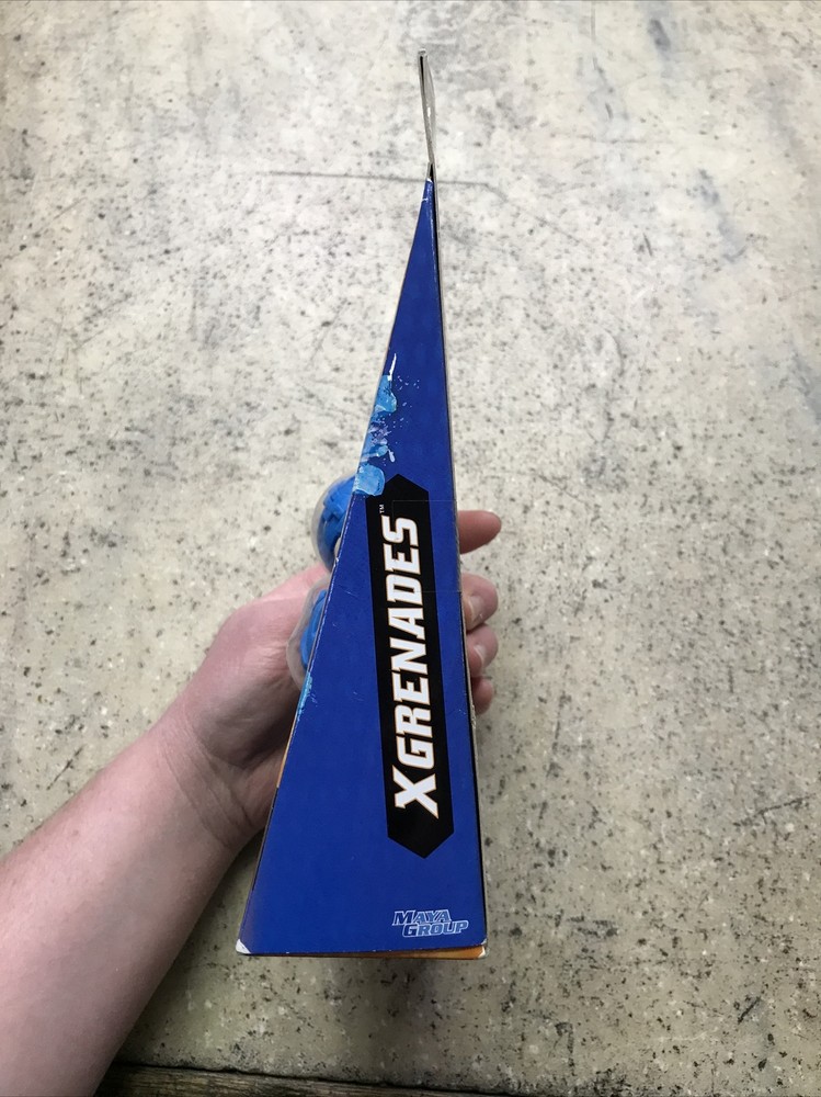 Xploderz Xgrenades 3 Pack Of Reusable Grenades Unopened with 750 xploderz rounds