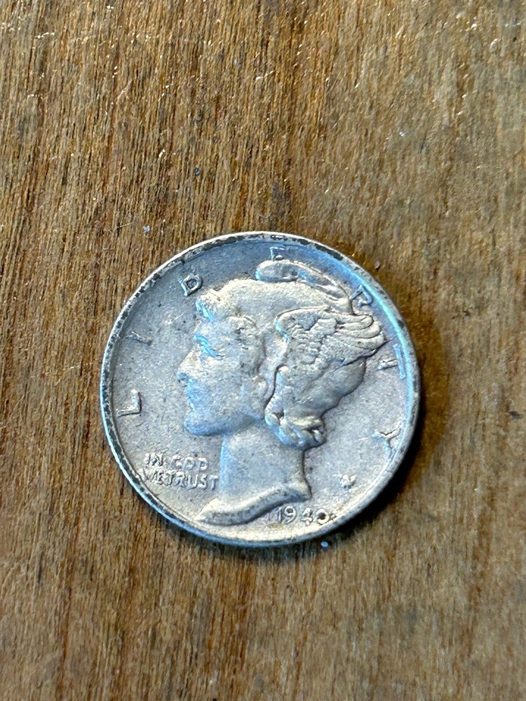 1940S Mercury Dime XF