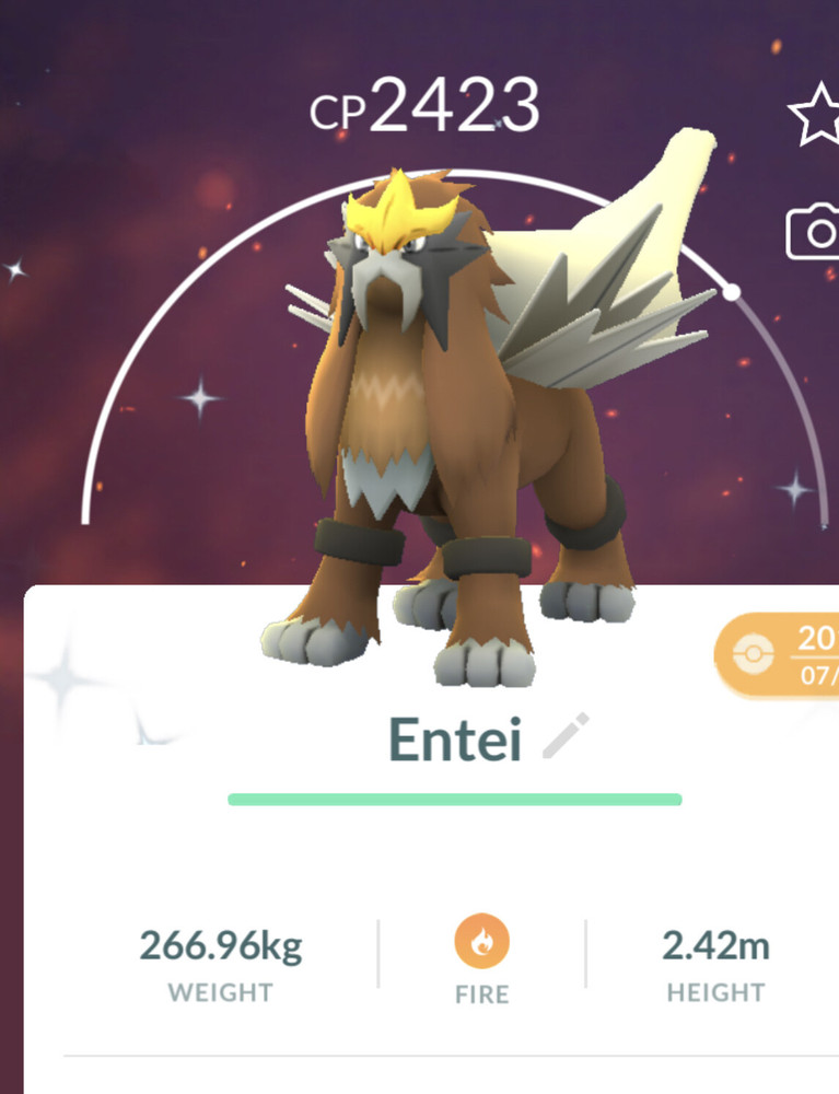 Shiny Entei - MlNl PTCs - Read Description