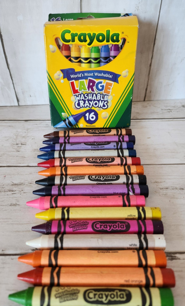 2011 Crayola Large Washable Crayons 16CT