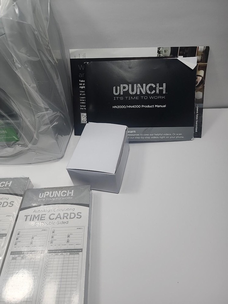 uPunch HN2500C Bundle Time Clock & 100 Time Cards