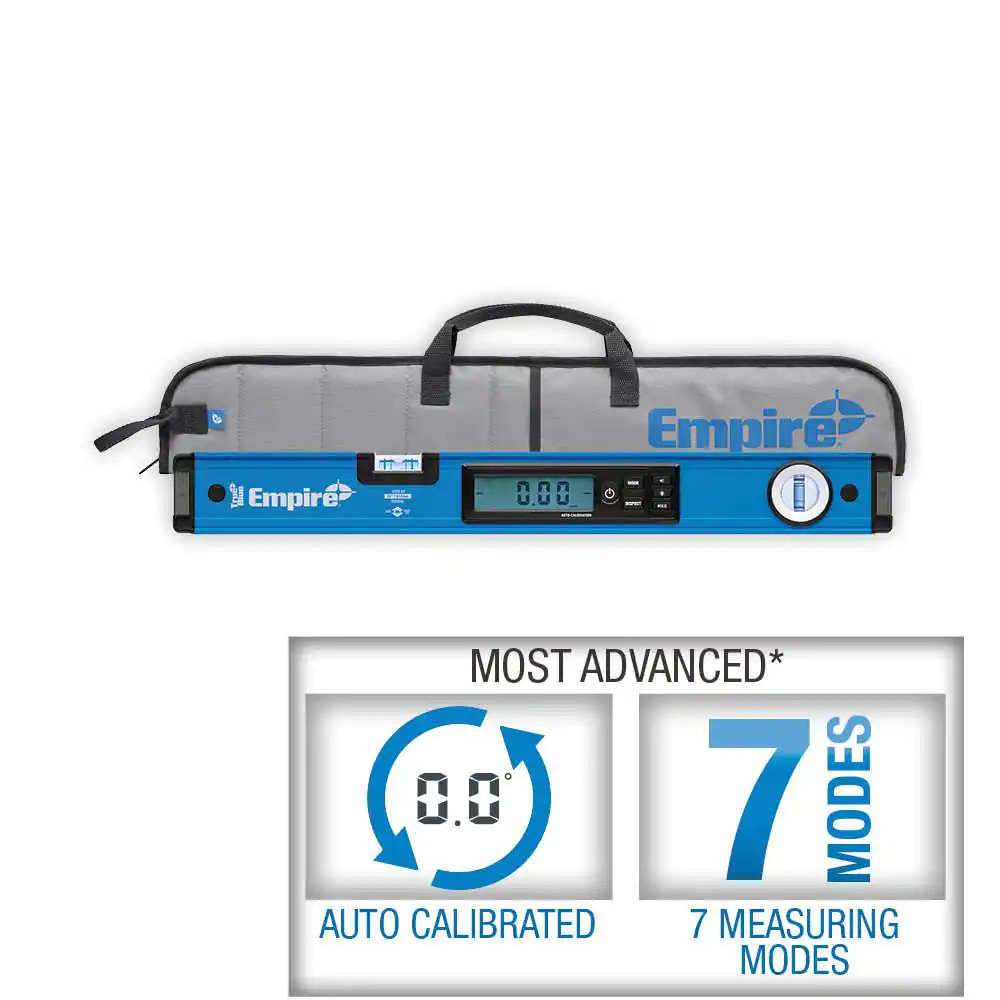 24 In. True Blue Digital Box Level with Case