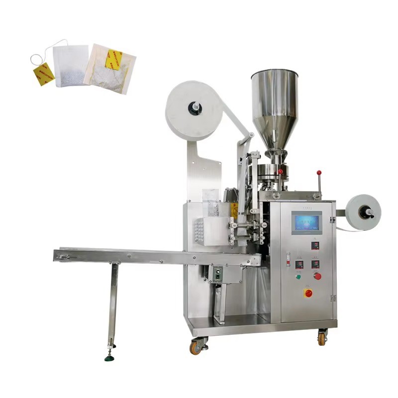 Tea Bag Packing Coffee Powder Bag Package Packaging Machine With Thread and Tag