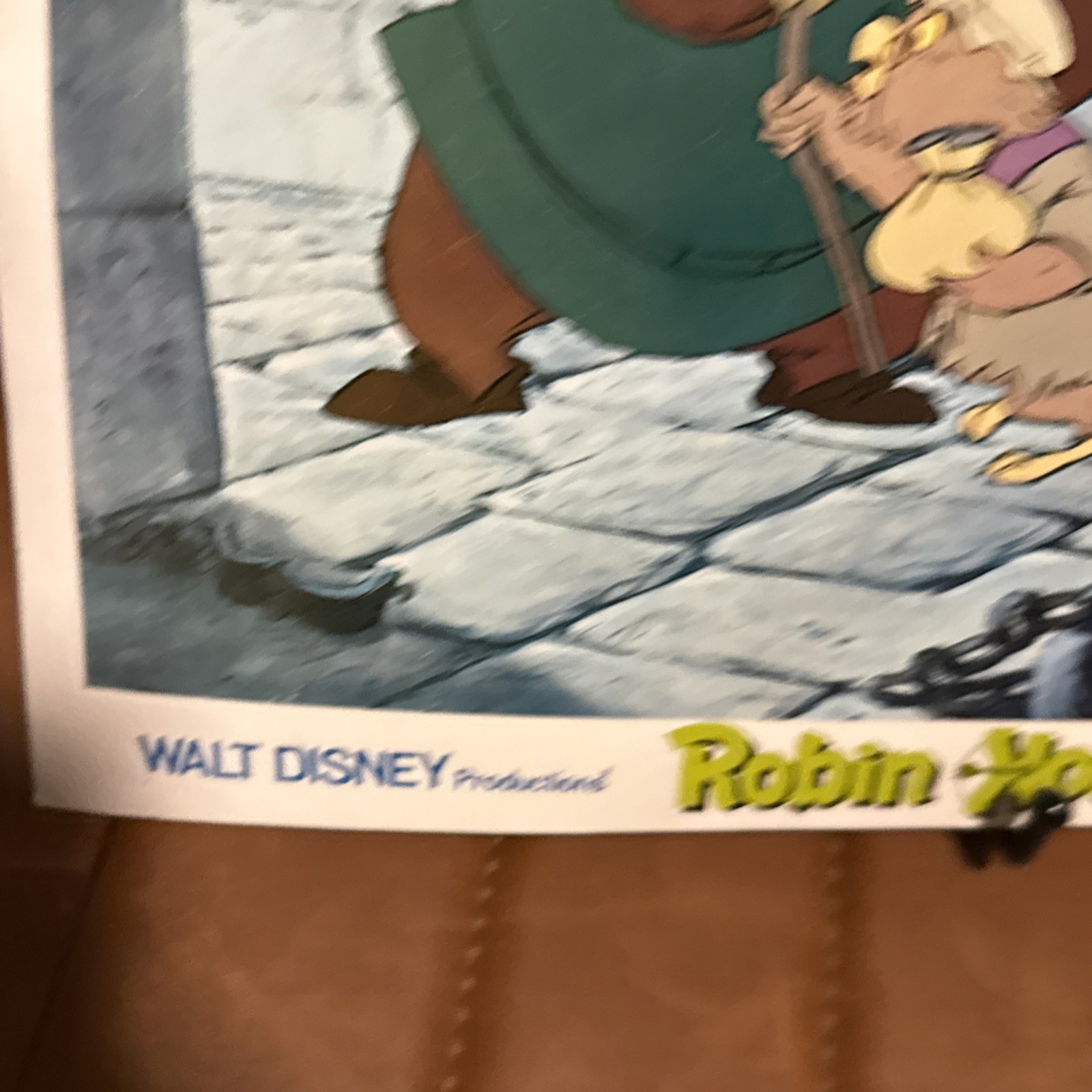 ROBIN HOOD Original US Lobby Cardd Walt Disney- 11x14- Set Of Two Cards