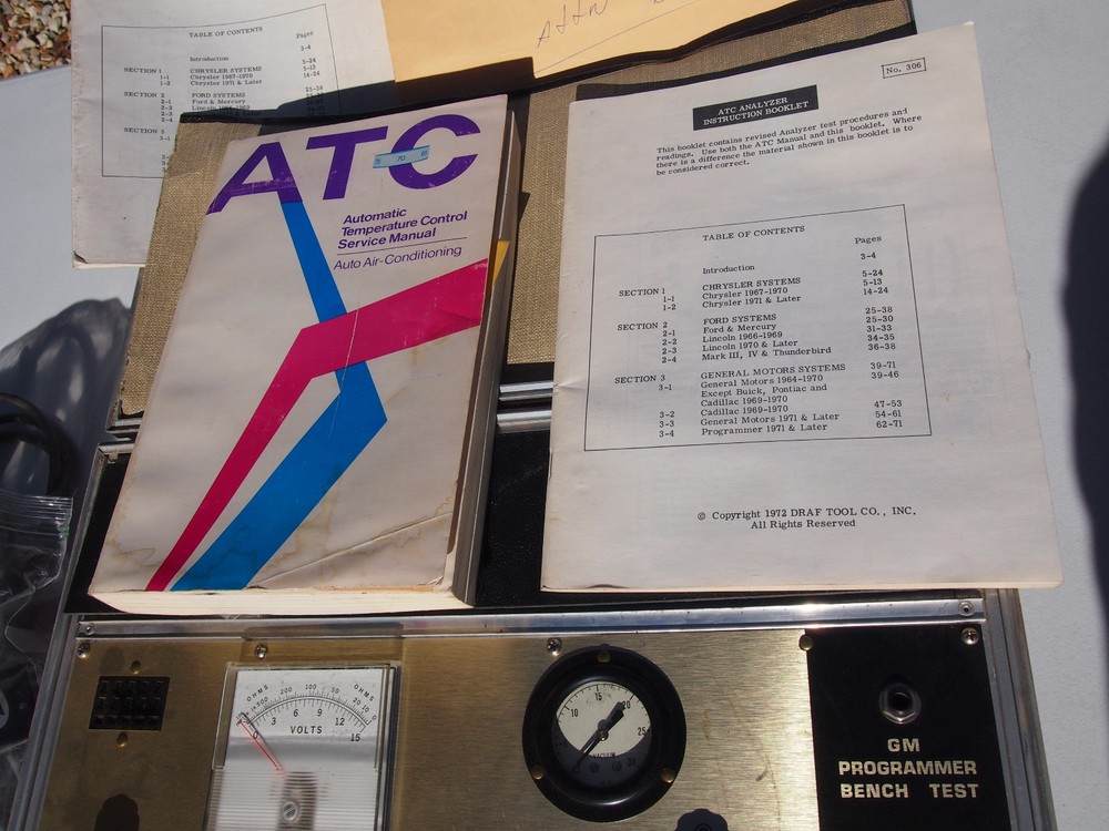 K-D model GM Analyzer II programmer bench test kit temperature control TOOL
