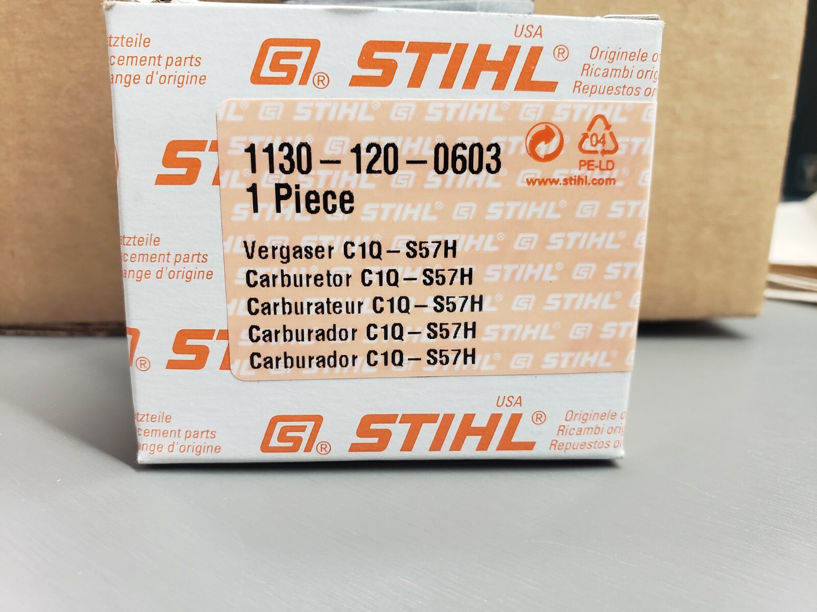 Stihl OEM Carburetor Zama C1Q-S57H 180 170 017 018 1130-120-0603 S57