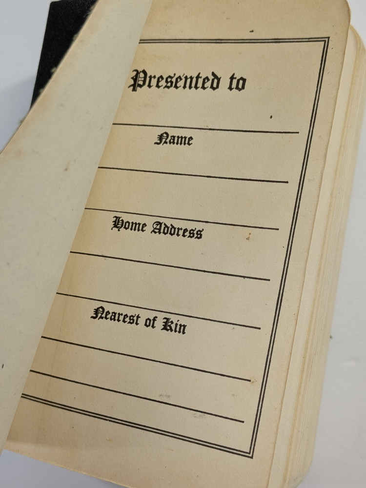 CLEAN 1945✝️Holy Scriptures According To Masoretic Text Chaplains US Army Jewish