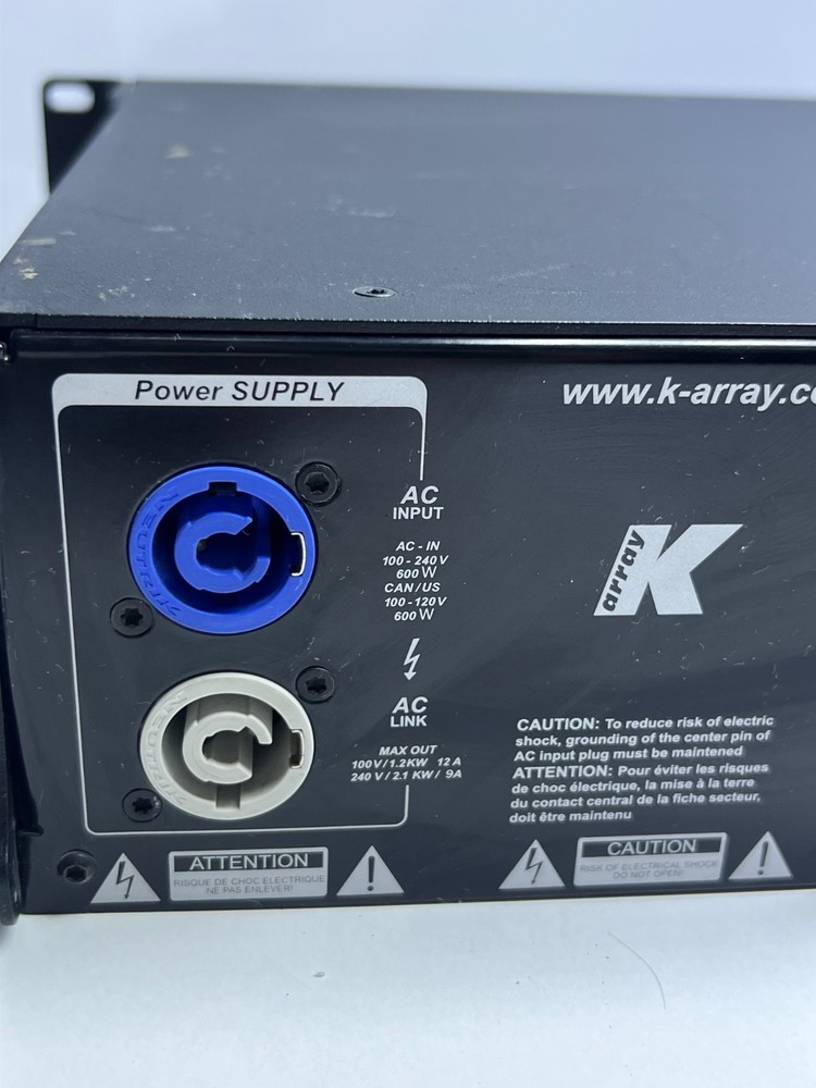 K-Array KA24 4 Channel Power Amplifier 4 x 600W (Without Power Cable)