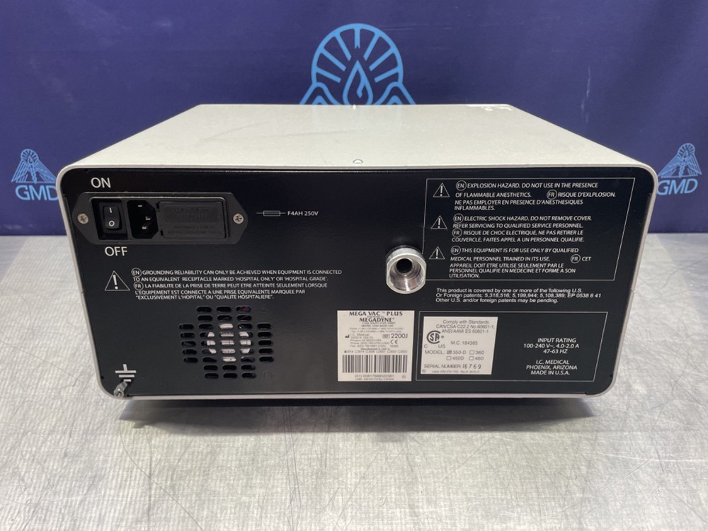 MEGADYNE Mega Vac Plus 350-D Smoke Evacuator