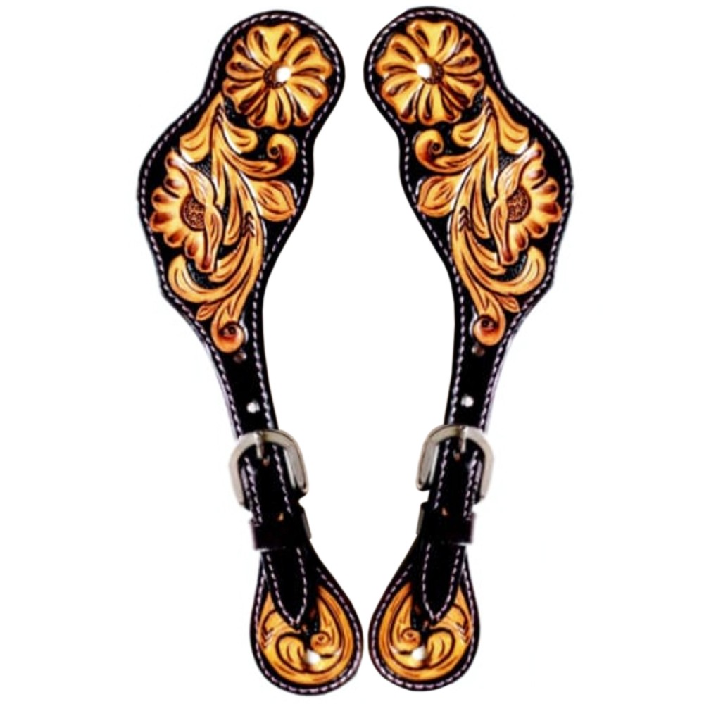 BE Western Leather Spurs Strap
