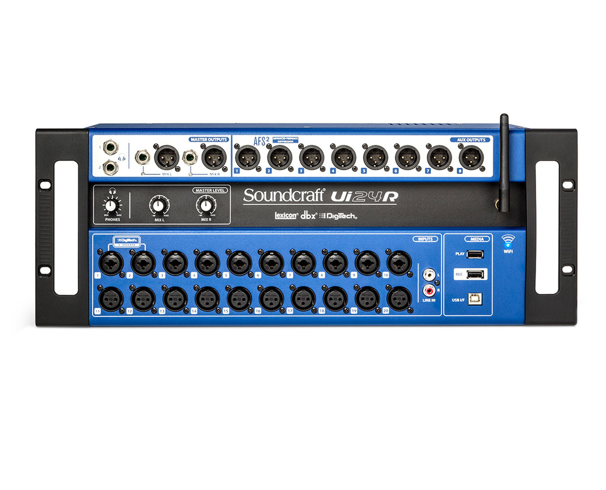 Soundcraft Ui24R Wireless 24-channel Digital Mixer/USB Multi-Track Recorder
