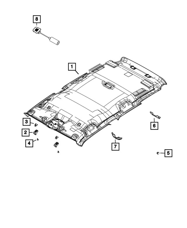 Genuine Mopar Bezel 68399572AA