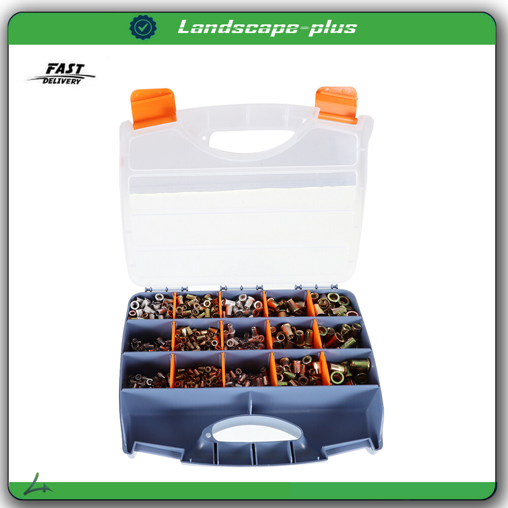 900Pack Rivet Nut Kit Rivnut Tool Nut Setter Thread Setting Nutsert Tool
