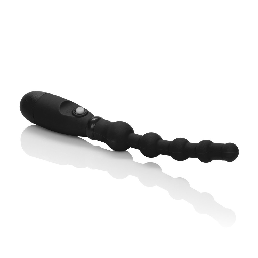 Booty Call Booty Flexer Black Vibrating Anal Plug Probe