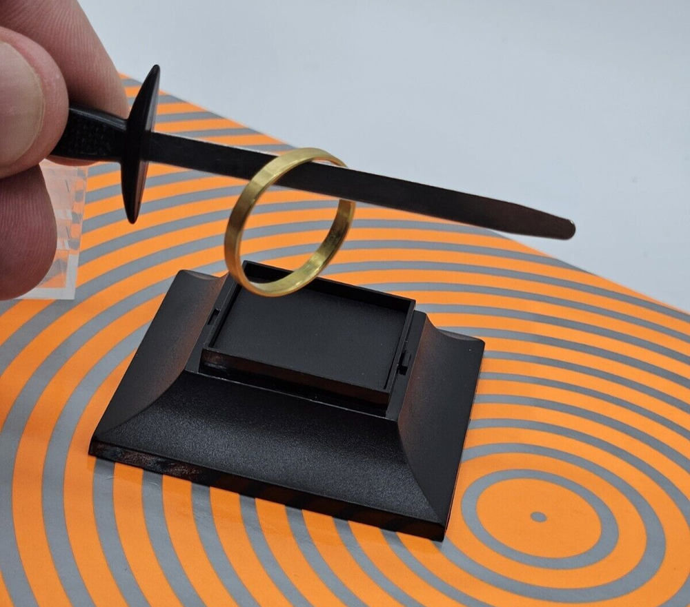 Magic Trick - Sword Through Box and Ring - Penetration Illusion Prop 3A