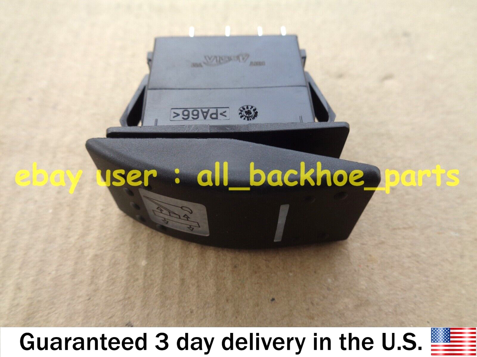 JCB BACKHOE - PANEL SWITCH, 12 V 8 PIN (PART NO. 701/60002)