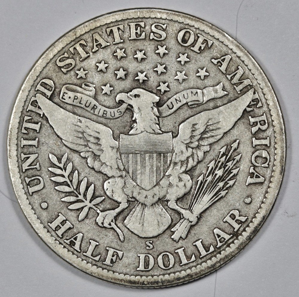 1912-s Barber Half. Fine. 204957