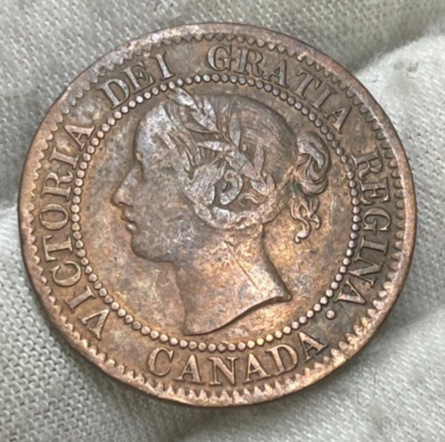 1859 Canada One Cent Coin