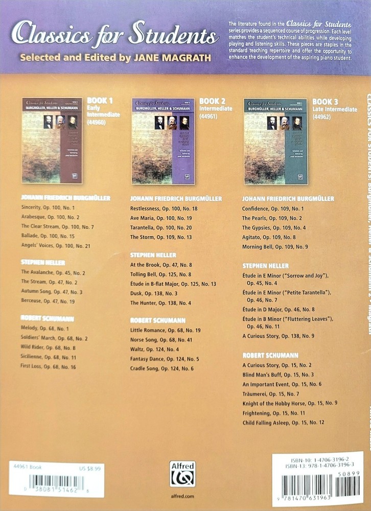 Classics for Students: Burgmüller, Heller & Schumann, Book 2
