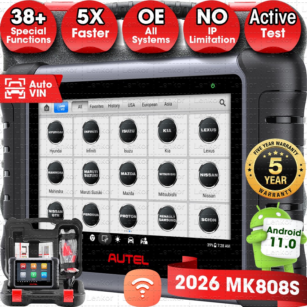 🔥2026 Autel MaxiPRO MK808S All Systems Active Test Key Coding Diagnostic Tool