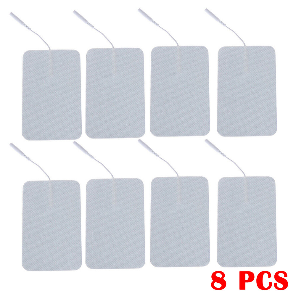 8Pcs Large Replacement Electrode Adhesive Pads For Tens Unit Muscle Stimulator