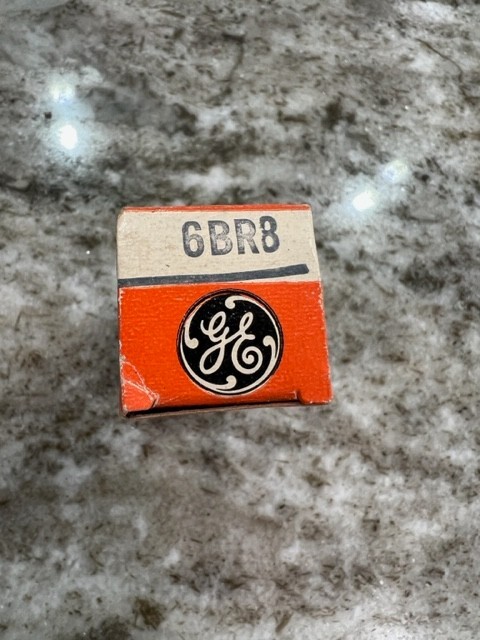 GE General Electric Electronic Tube 6BR8 NOS