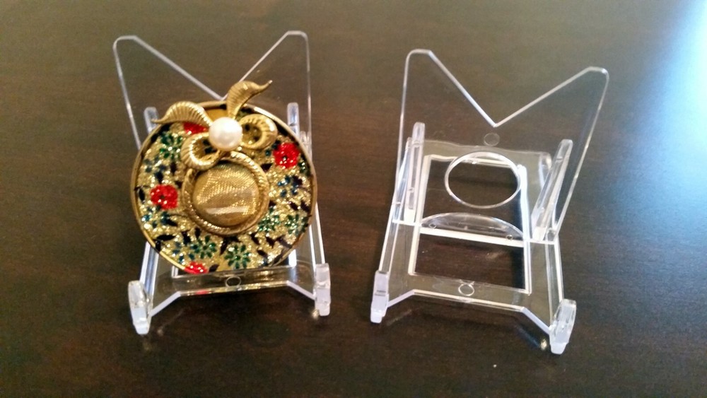 *#Adjustable 2" Display Stand for Ingot Challenge Coin Medal Round Proof Sets