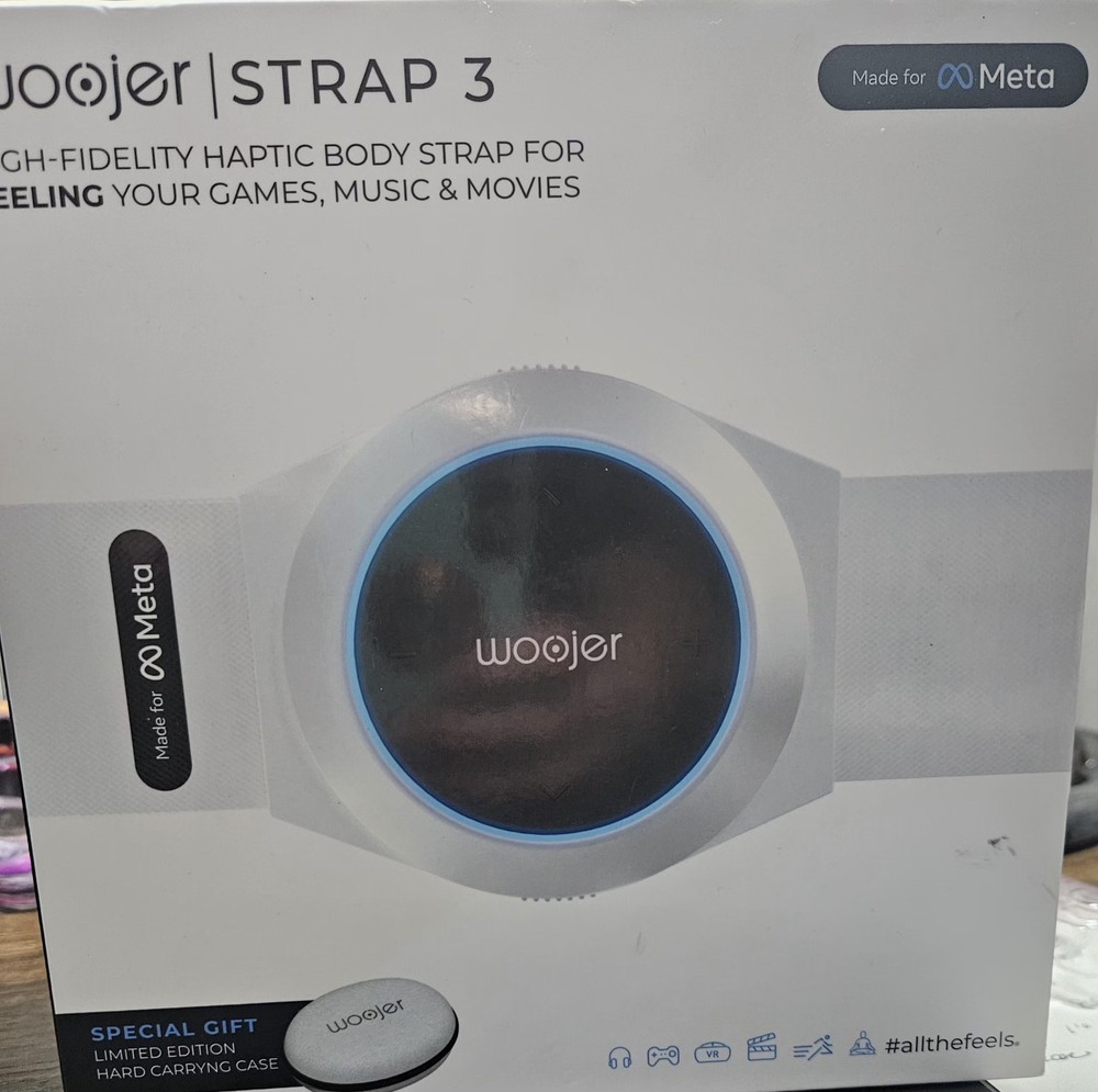 OB WOOJER STRAP 3 Multimedia Haptic Feedback Strap WJRS3-101 w/ CASE!