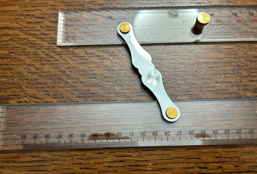 NEW Marine Navigation C-Thru Parallel Ruler, 18"