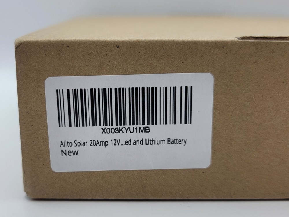 AlltoSolar 20A MPPT Solar Charge Controller 12V