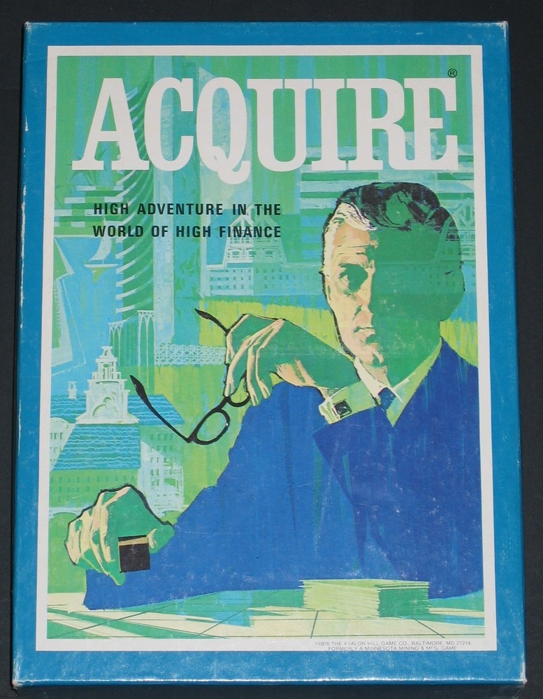 VINTAGE AVALON HILL GAME - ACQUIRE - COMPLETE