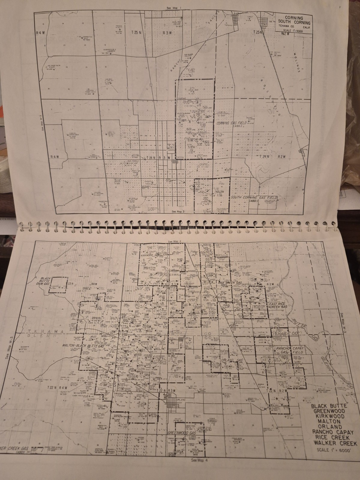 1994 Munger Map Book Oil And Gas Fields, California - Alaska, Vintage Industrial