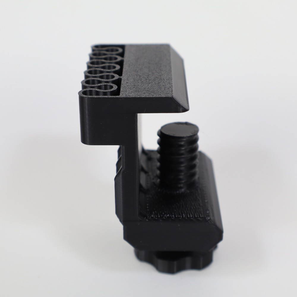 Table / Desk - USB Wire Adjustable Cable Clamp - Fits 5 Cables Each - 2 Pack