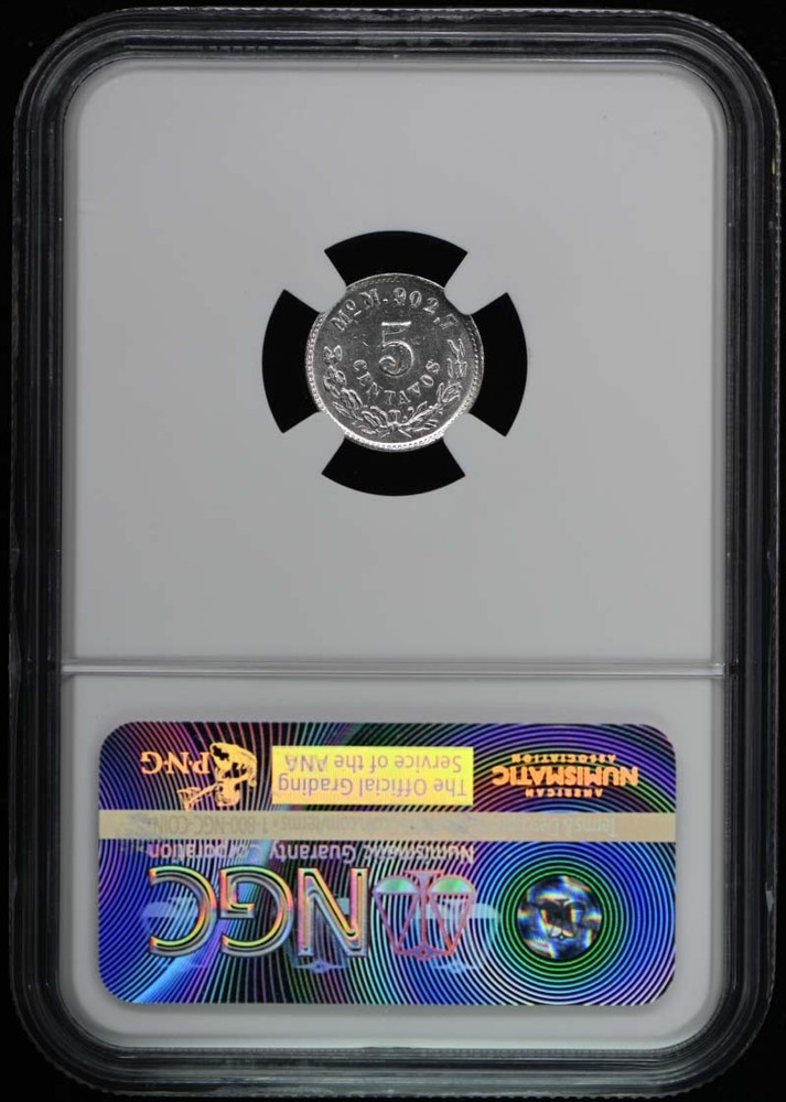 1903MO M MEXICO 5C NGC MS64