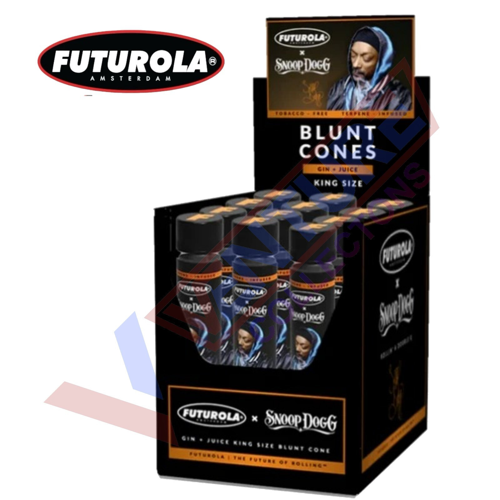 Futurola Blunt Cone The Toad SNOOP DOG Pre Rolled Cone 12 Tubes - FREE SHIPPING