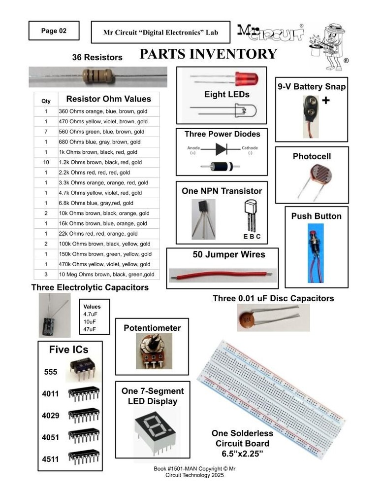 1501-LAB Mr. Circuit Digital Magic Electronics Lab - STEM Education