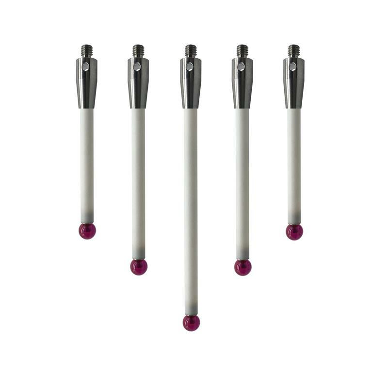 CMM Touch Probe Stylus 6mm Ruby Ball Tips 150mm Long M4 Ceramic Stem A5000-8156.