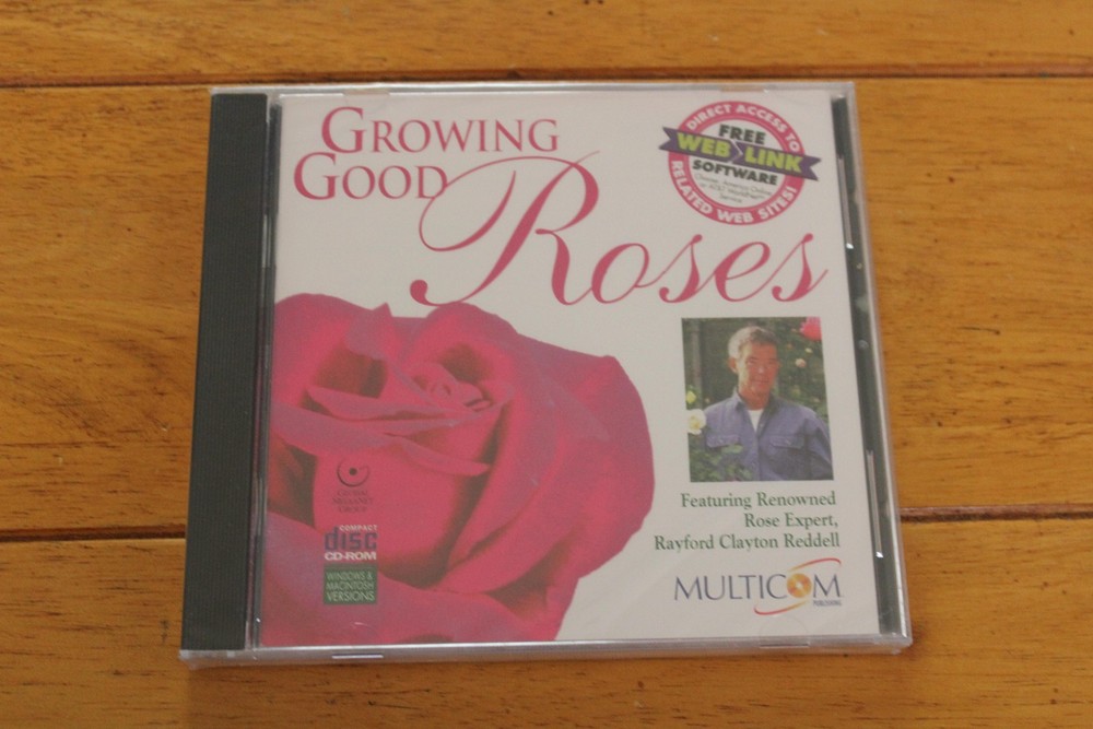 Growing Good Roses PC CD-ROM Multicom Publishing Gardening Windows Mac Reddell