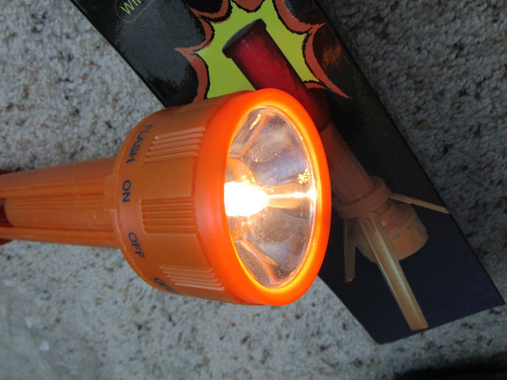 2 new The E-Flasher Flashlight with Tripod Stand - use as a HALLOWEEN flashlight
