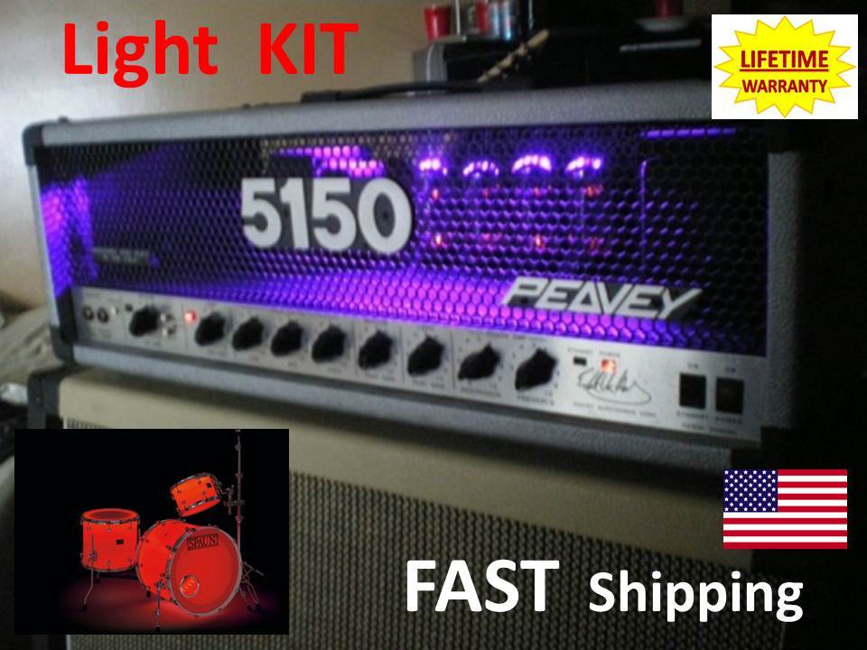 GUITAR Amplifier LED light kit - UNIVERSAL - Amp / Head Digital Light KIT