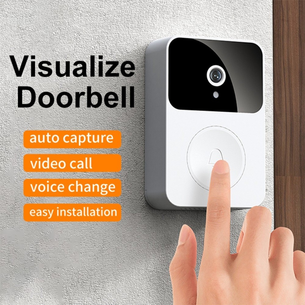 Security Smart WiFi Doorbell Intercom Video Camera Door Ring Bell Chime