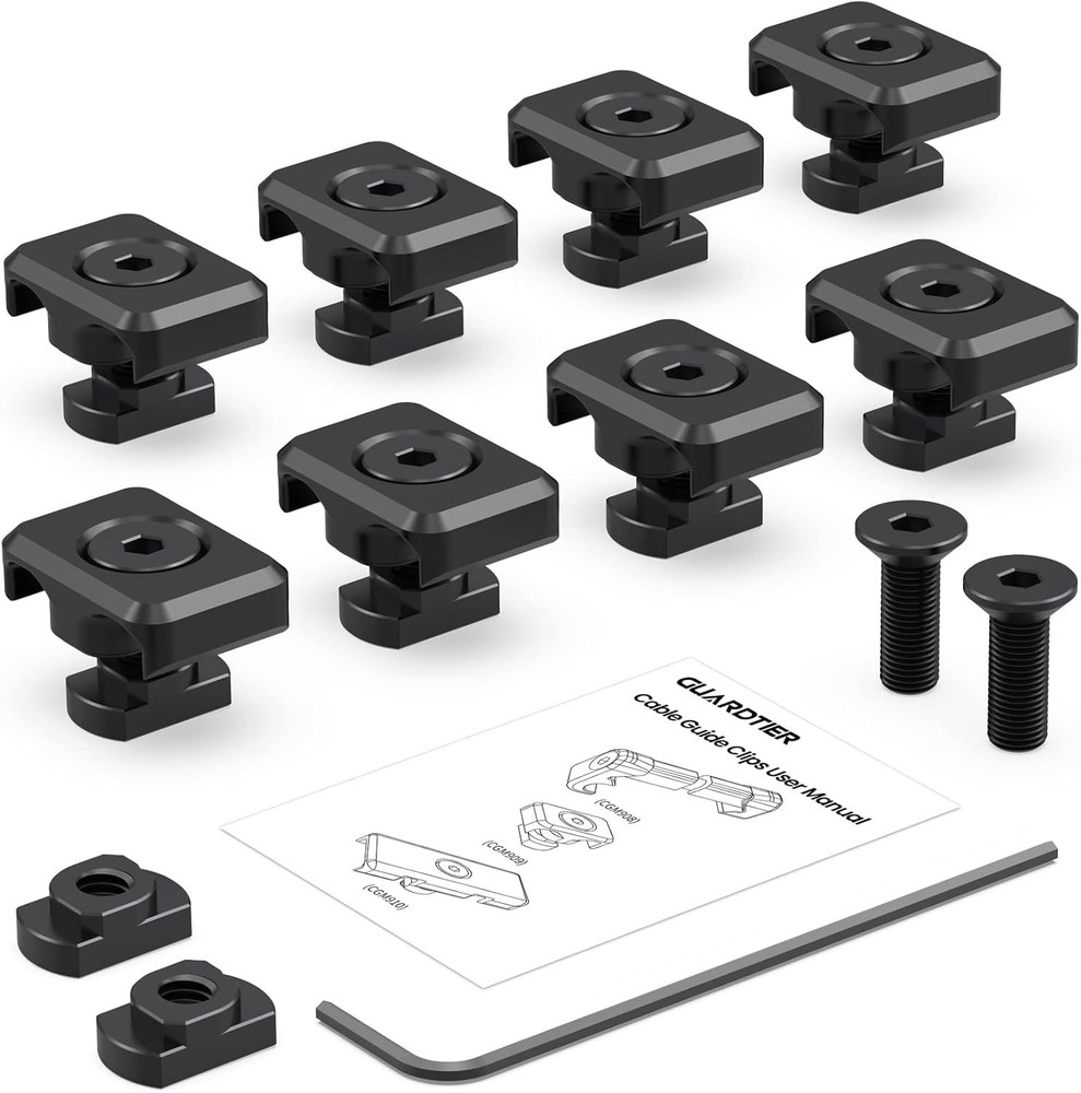 8-Pack M-LOK Compatible Pressure Switch Cable Guides for Tactical Efficiency