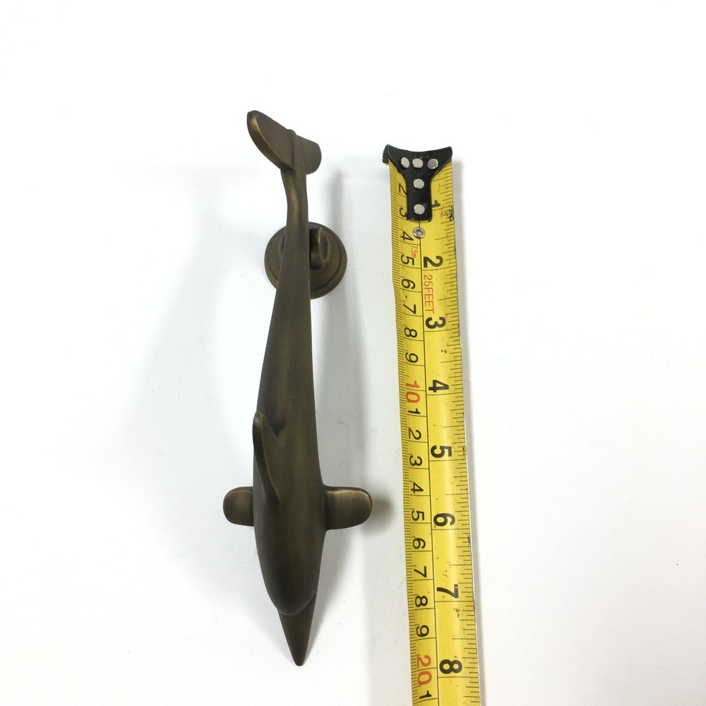 Door Knocker - Dolphin - Antique Brass (151-AB)