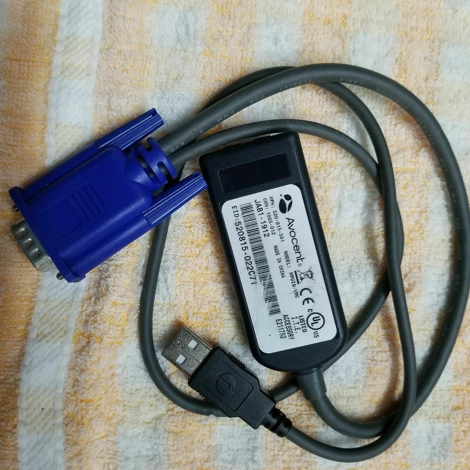 Avocent MPUIQ-VMC MergePoint KVM Switch USB Virtual Media Module Cable