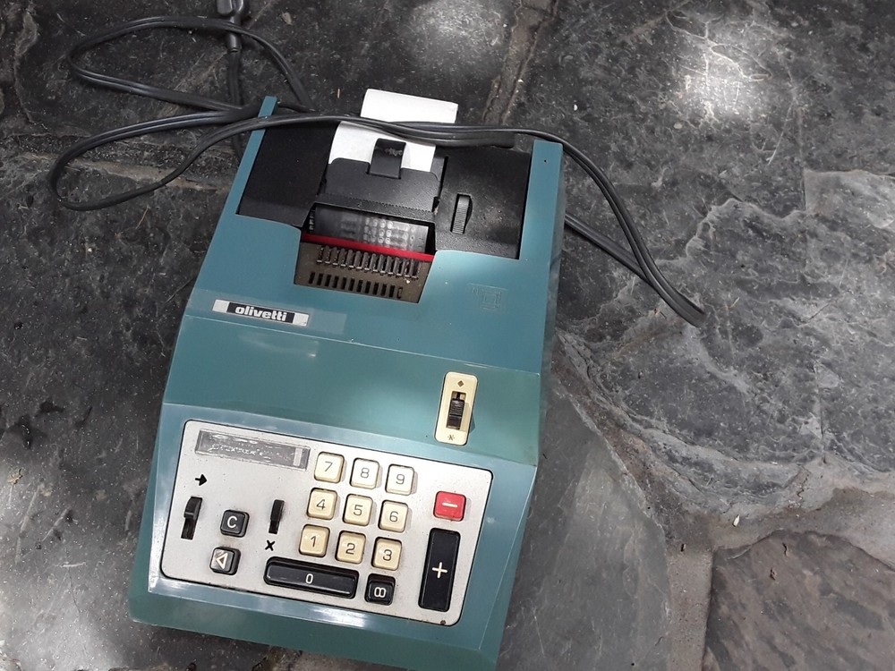 olivetti adding machine