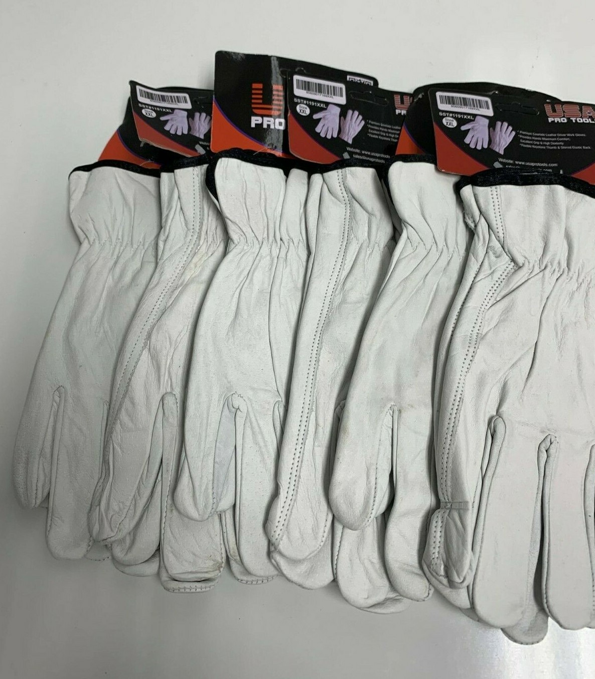 Heavy Duty Premium Cowhide Leather Work Safety Gloves PPE S/M/L/XL 3,6or12 Pairs