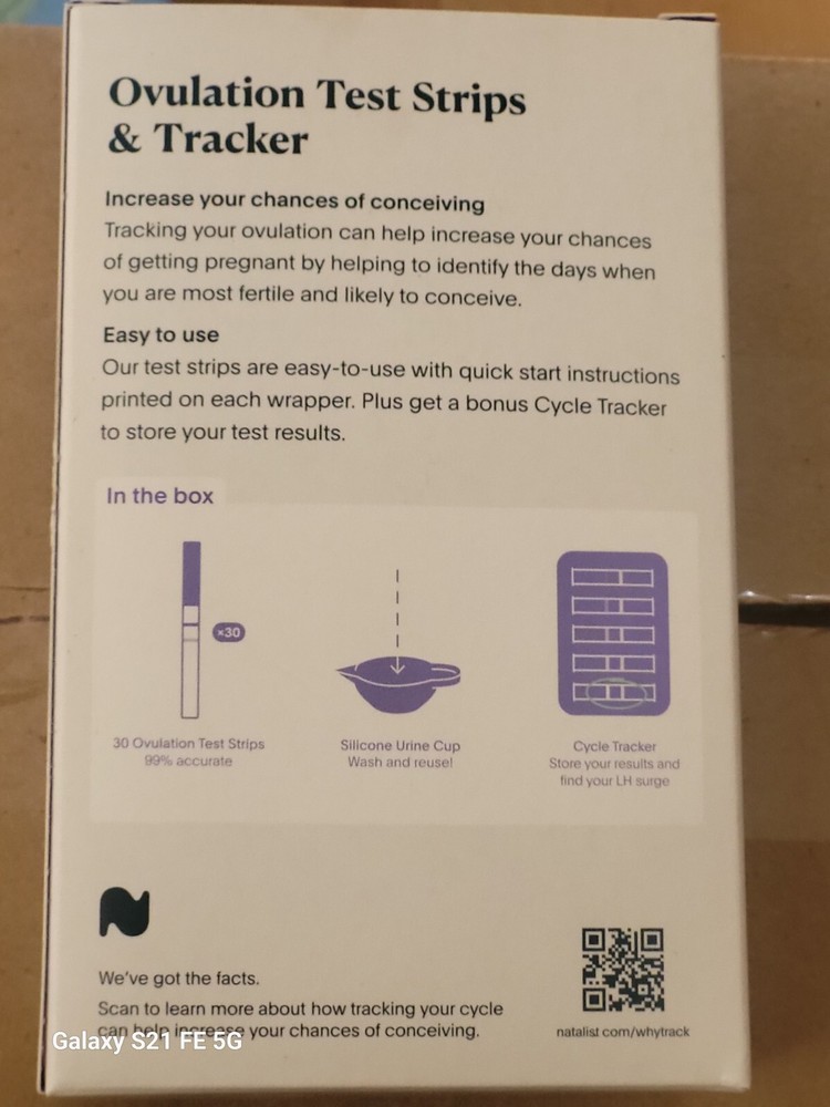 Natalist Ovulation Test Kit - 30 TEST STRIPS